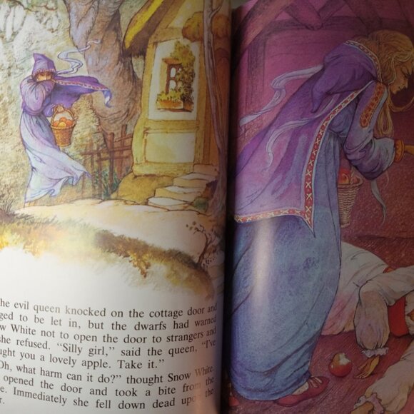 Snow White and The Seven Dwarfs John Patience Once Upon a Story Time Vintage - Picture 9 of 9